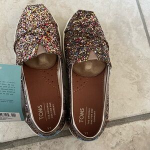Tom’s Classic Multi Party Glitter shoes